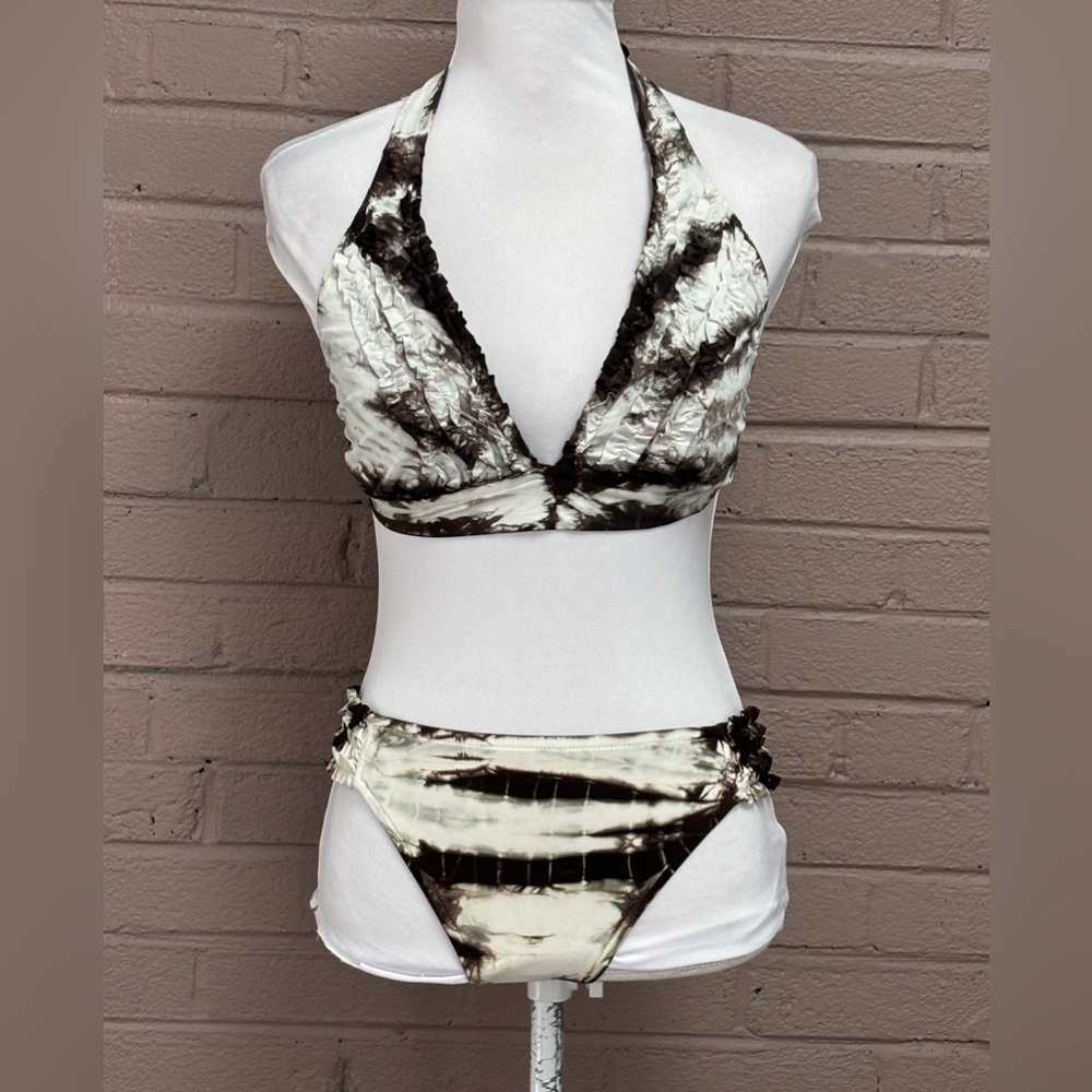 Lucky Brand tie dye bikini D cup / Med bottoms
